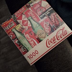 New Sealed Coca-Cola Puzzle with Red and White Accents